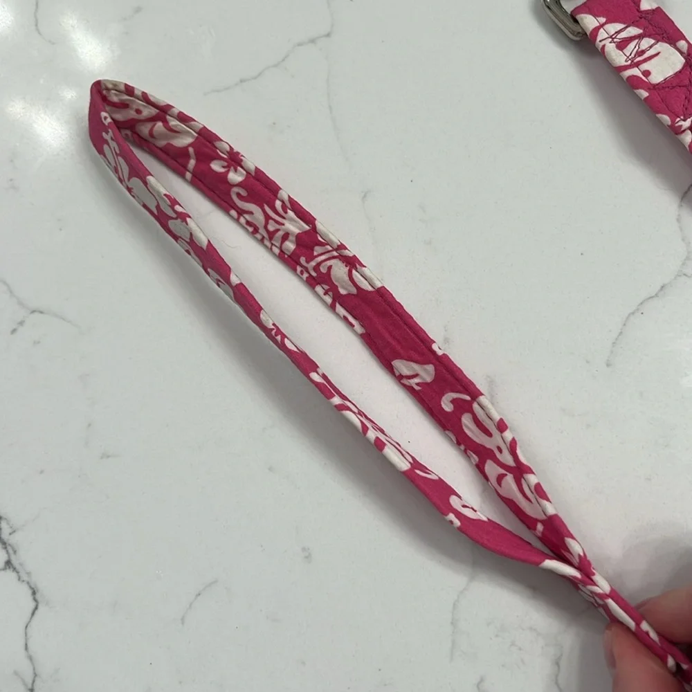 Pink Floral Print Dog Leash